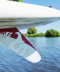 Die SUP Hardboard-Finne Race mit US Box Aufnahme.