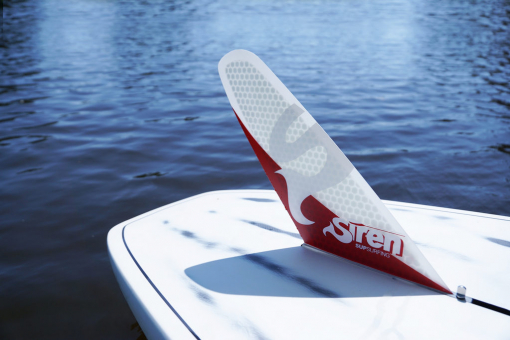 Die SUP Hardboard-Finne Race mit US Box Aufnahme.