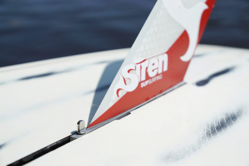 Die SUP Hardboard-Finne Race mit US Box Aufnahme.
