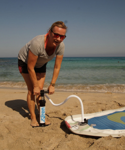 Double Action Pumpe Mini für SUP Boards - klein und handlich