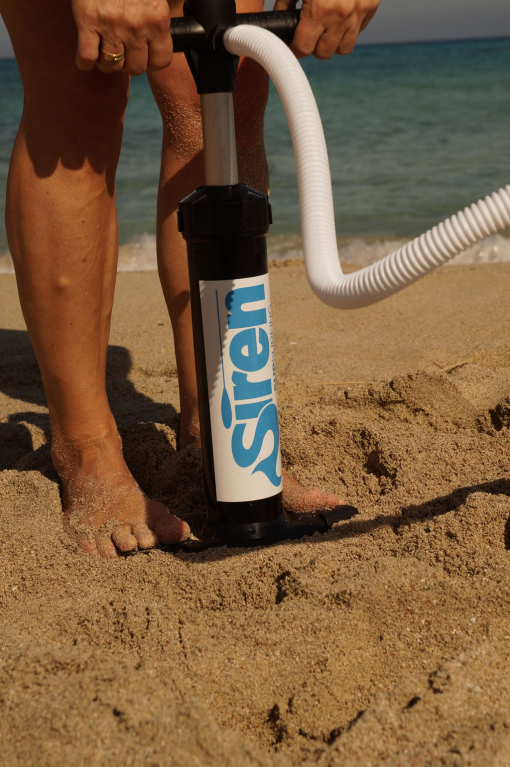 Kleine SUP Pumpe für das Reisegepäck