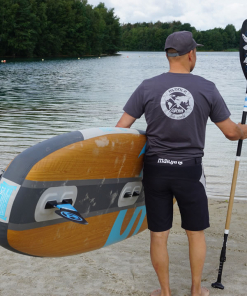 SIREN T-SHIRT in Grau Paddle the World und T2 Tortuga