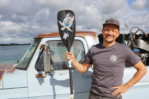 T-Shirt für Stand Up Paddler und T2 Tortuga