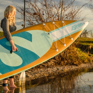 Das schönste SUP Board von SIREN SUPsurfing - rubio mit Verenafit