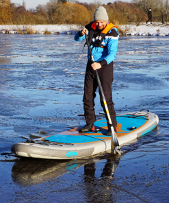 Leichte Rettungsweste Secumar Vivo 100 für SUP Paddler und StandOut Dry Suit