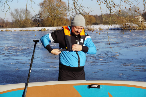 Leichte Schwimmweste Secumar Vivo 100 für SUP Sport