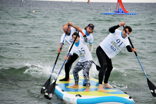 BIG SUP Challenge mit Team Siren auf dem moby mit M2 Maristo