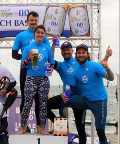 Gewinner BIG SUP Challenge mit SIREN lycra Shirt