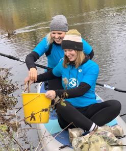 SUP clean up mit mola 12.0 allround sup board und SIREN Lycra Shirt