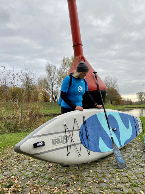 aufblasbares Allround SUP Board Mola 12.0 XPL mit Pacifica P3 Paddel