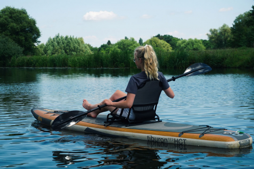 SUP Seat Kajak, Kajak Doppelpaddel