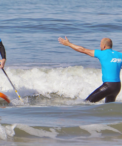 SUP Welle mit Lycra Shirt von SIREN SUPsurfing