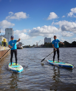 SUP Race Training mit SIREN pike 12.6, StandOut Long John und SIREN Lycra Shirt