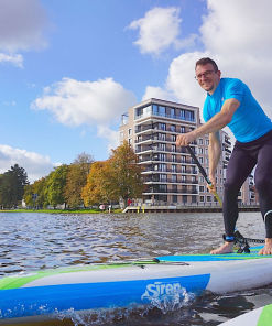 SUP Race Training mit SIREN pike 12.6, StandOut Long John und SIREN Lycra Shirt