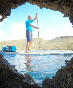SIREN Touring SUP Board malea 12.2, Pacifica P3 Carbonpaddel und dem wasserdichten Rucksack
