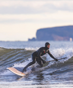 Stand Up Paddling in der Welle mit SIREN SUPsurfing und dem El Pepito 8.0 von TAIGABOARD
