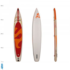 SIREN barra 12.6 inflatable i-SUP Raceboard für Rennen und Touring