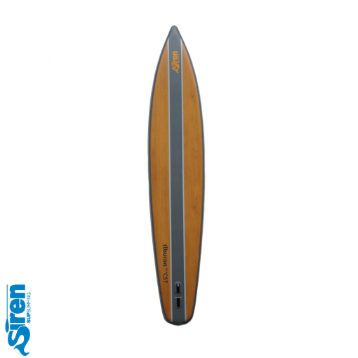 Das beste Touring SUP Board von SIREN SUPsurfing ist der tiburon 13.3 mit Carbon Stringer und Split Finbox