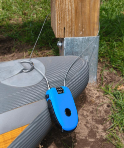 Abschliessbares Stahlseil Schloss - SIREN SUPsurfing Zahlenschloss für Boards SUP und Surfboards