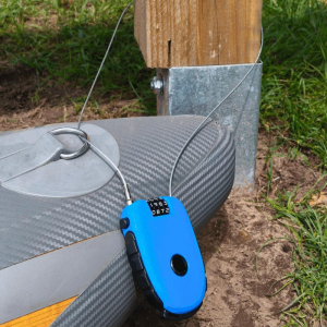 Abschliessbares Stahlseil Schloss - SIREN SUPsurfing Zahlenschloss für Boards SUP und Surfboards