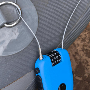 Board anschliessen mit kleinem tragbaren Zahlenschloss von SIREN SUPsurfing