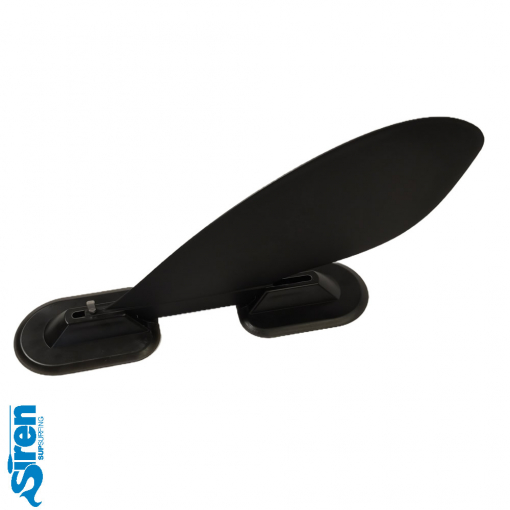 Flache Finne mit grosser Fläche von SIREN Schmale und flache Finne mit grosser Fläche - Seegras Finne für SUP Boards SFT von SIREN SUPsurfing