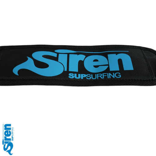 SIREN SUPsurfing Boardtragegurtmit separatem Paddelhalter und Schnellverschluss und extra weichem Schulterpolster als Set mit oder ohne Boardgurte für D-Rings am Board