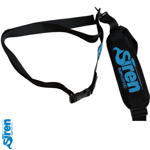 SIREN SUPsurfing Boardtragegurtmit separatem Paddelhalter und Schnellverschluss und extra weichem Schulterpolster