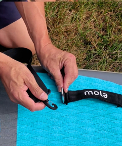 Die besten Tragegurte für SUP Boards von SIREN SUPsurfing universell für Stand Up Paddleboards mit Gurt oder mit Karabiner Haken
