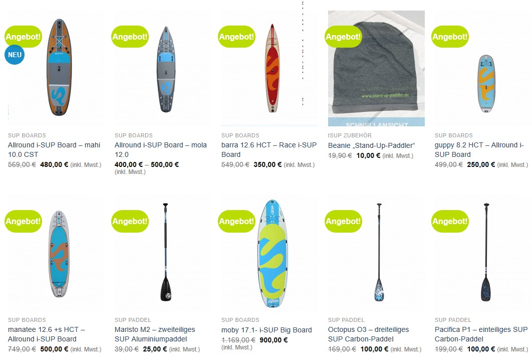 Black Friday Angebote bei SIREN SUP