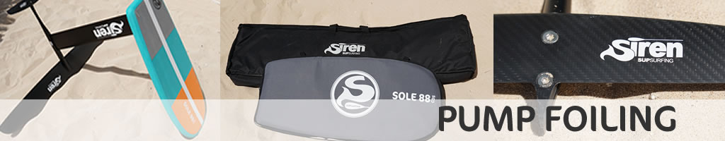 Pump Foiling by SIREN SUPsurfing - die besten Pumpfoilboards, Foils und Zubehör vom Experten
