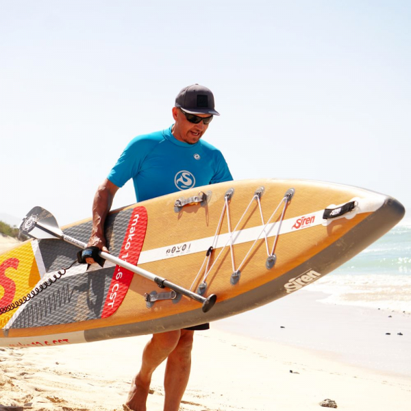 SUP Raceboard mako 12.6 CST auch als Touringboard aufblasbar - schnell steiff und schön von SIREN SUPsurfing